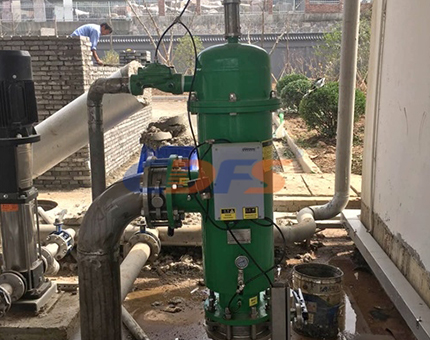 水力驱动自清洗过滤器安装现场