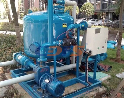 浅层介质过滤器安装现场