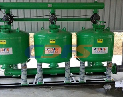 浅层介质过滤器安装现场