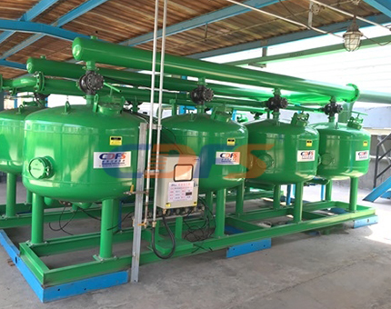 浅层介质过滤器安装现场