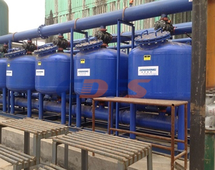 浅层介质过滤器安装现场