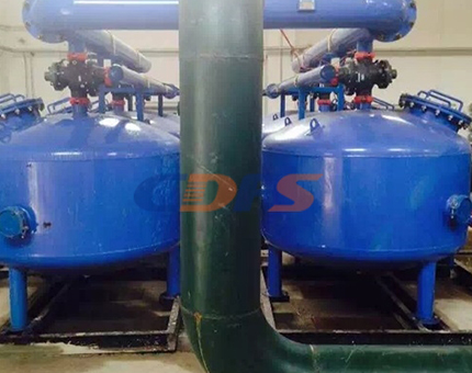 深层介质过滤器安装现场