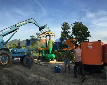 离心过滤器安装现场