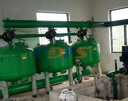 砂石过滤器安装现场