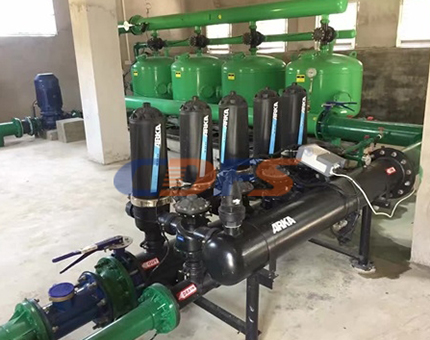 砂石过滤器安装现场