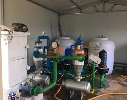 叠片过滤器安装现场