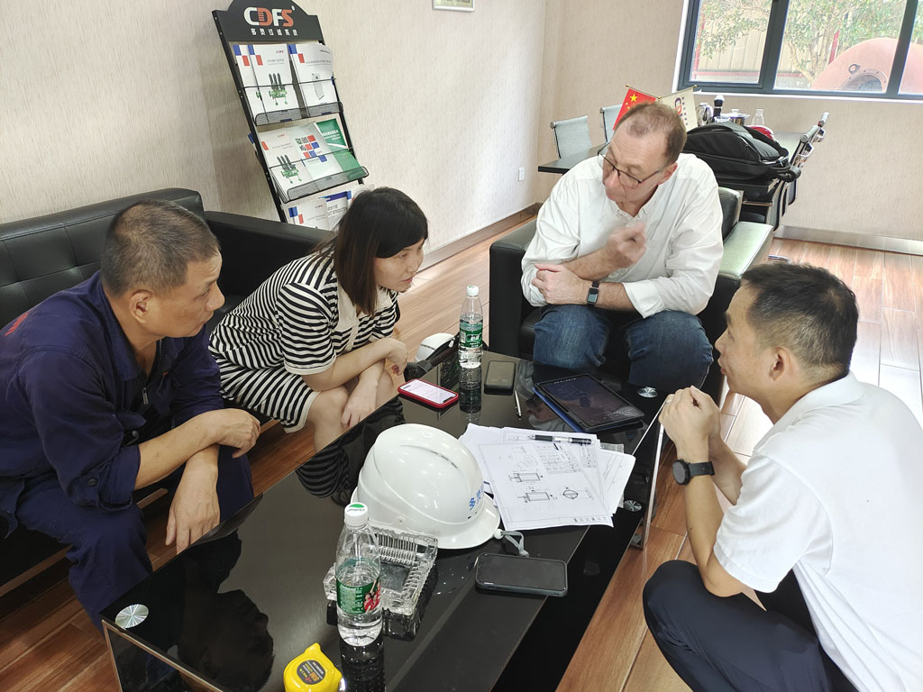 澳大利亚客户来中国过滤器厂家深度探访