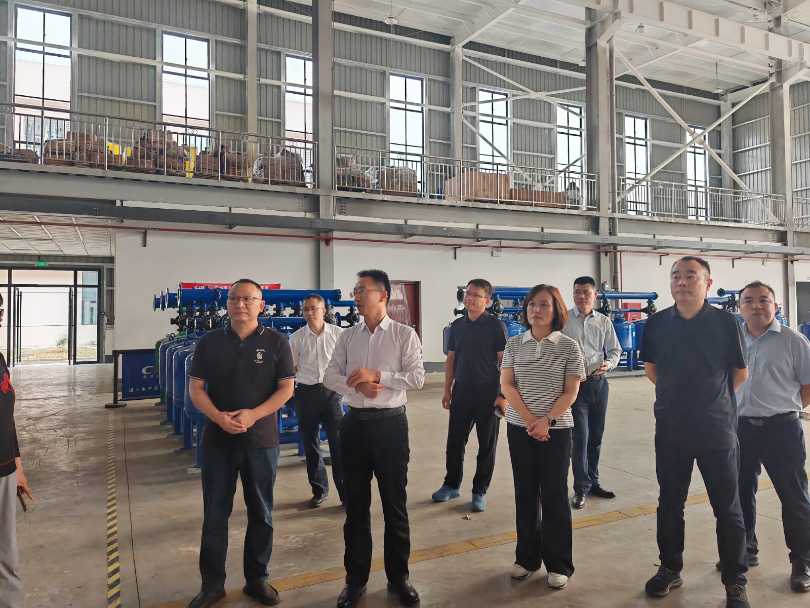 县领导调研bsport环保，共谋高新区绿色发展